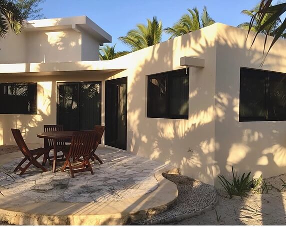 Villa Casa Cenzotle for rent on the beach in Tulum