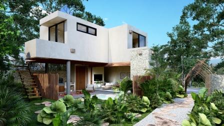 New cozy ATMAN villas for sale in Tulum